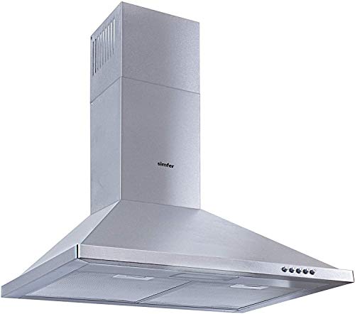 Simfer 60 cm Dunstabzugshaube 400 m³ /h, Edelstahl, Wandmontage Abzugshaube, Wandhaube, Abluft & Umluft, Doppelabluftschacht, LED-Beleuchtung CH 8662 Simfer 60 cm Dunstabzugshaube 400 m³ /h, Edelstahl, Wandmontage Abzugshaube, Wandhaube, Abluft & Umluft, Doppelabluftschacht, LED-Beleuchtung CH 8662 von Simfer