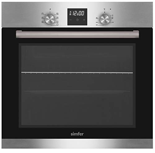 Simfer Einbau-Backofen 60 cm SMF-BO 6029, 60 Liter, 7 Funktionen, 2-fach Verglasung, Digitaler Timer, Seitengitter, Emaillierter Garraum Inox Simfer Einbau-Backofen 60 cm SMF-BO 6029, 60 Liter, 7 Funktionen, 2-fach Verglasung, Digitaler Timer, Seitengitter, Emaillierter Garraum Inox von Simfer