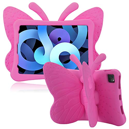 Simicoo iPad Air 4 10.9 Hülle iPad Pro 11 2020 2018 Hülle für Kinder 3D Cute Schmetterling Hülle mit Ständer Leicht EVA Stoßfest Robust Fallschutz Full Cover Kinder Hülle für iPad Air 4. Generation von Simicoo