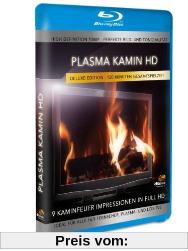Plasma Kamin HD - 9 Kaminfeuer Impressionen in High Definition [Blu-ray] [Deluxe Edition] von Simon Busch
