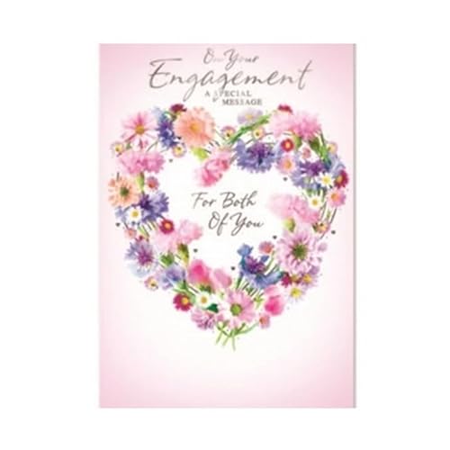 Simon Elvin Grußkarte "On Your Engagement For Both Of You", Einheitsgröße, mehrfarbig, 6 Stück Simon Elvin Grußkarte "On Your Engagement For Both Of You", Einheitsgröße, mehrfarbig, 6 Stück von Simon Elvin