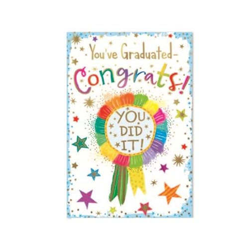 Simon Elvin You´ve Graduated You Did It Glückwunschkarte (Einheitsgröße) (mehrfarbig) von Simon Elvin