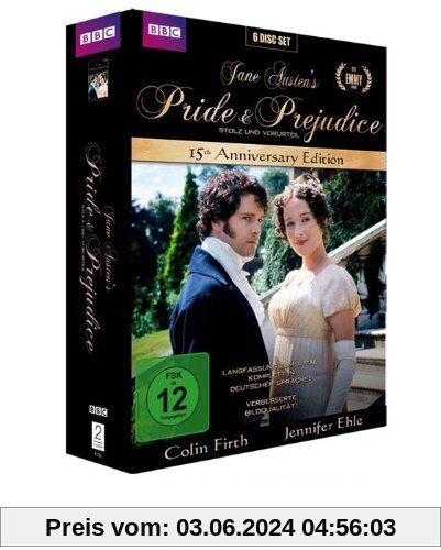 Jane Austen's Pride & Prejudice (15th Anniversary Edition) [6 DVDs] [Collector's Edition] von Simon Langton