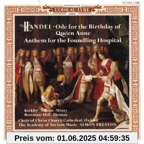 Ode for Queen Anne/Foundling Hospital/Missa Brevis Ode for Queen Anne/Foundling Hospital/Missa Brevis von Simon Preston