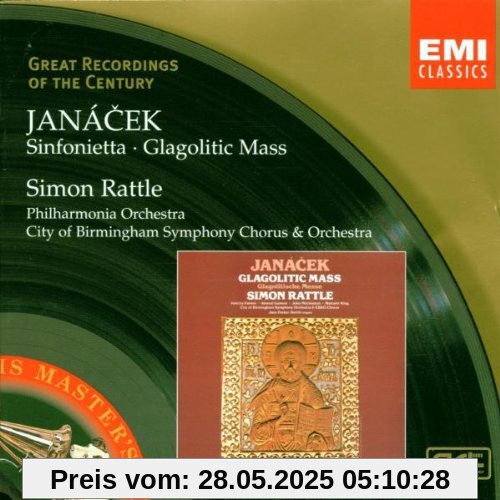 Sinfonietta / Glagolith.Messe von Simon Rattle