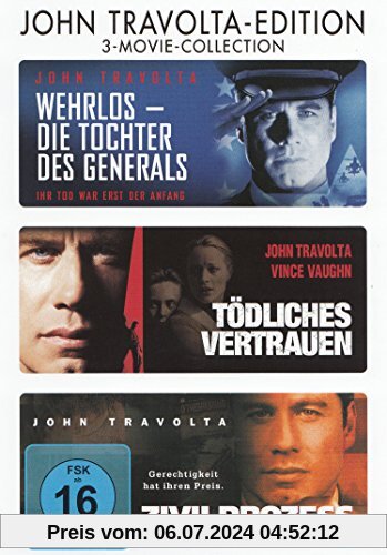 John Travolta : Tödliches Vertrauen - Wehrlos Die Tochter Des Generals - Zivilprozess - 3DVD von Simon West