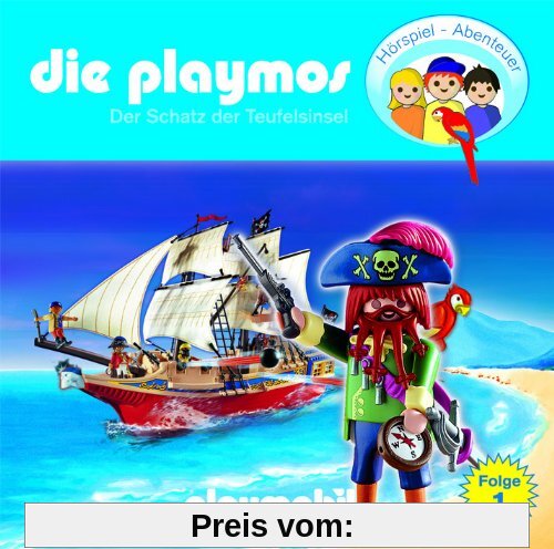 Die Playmos / Folge 01 / Der Schatz der Teufelsinsel von Simon X. Rost & Florian Fickel