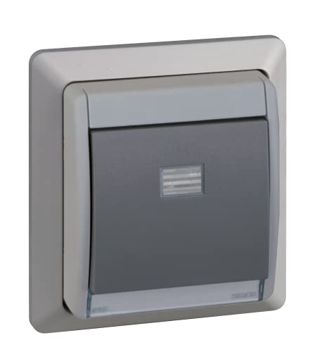 Schalter, grau, IP55, für den Außenbereich, Monoblock, Grau, SIMON 44, Aqua von Simon
