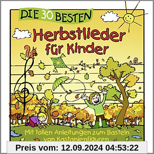 Die 30 besten Herbstlieder für Kinder von Simone Sommerland