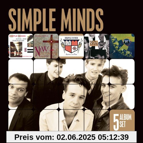 5 Album Set (Sons And Fascination / New Gold Dream / Sparkle In The Rain / Once Upon A Time / Street Fighting Years) von Simple Minds