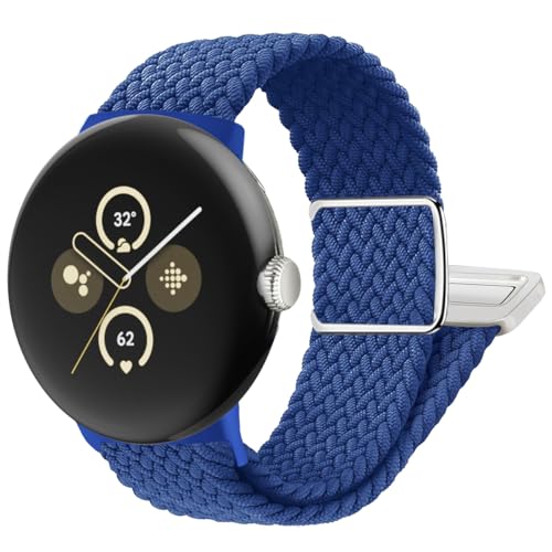 SimpleThings Magnetisches Nylon-Armband für Google Pixel Watch 2 & Pixel Watch1 & Pixel Watch 3 (41mm) Armband (Blue, 1/2/3(41mm)) SimpleThings Magnetisches Nylon-Armband für Google Pixel Watch 2 & Pixel Watch1 & Pixel Watch 3 (41mm) Armband (Blue, 1/2/3(41mm)) von SimpleThings