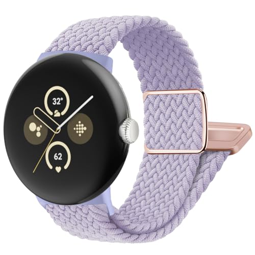 SimpleThings Magnetisches Nylon-Armband für Google Pixel Watch 2 & Pixel Watch1 & Pixel Watch 3 (41mm) Armband (LaPurple, 1/2/3(41mm)) SimpleThings Magnetisches Nylon-Armband für Google Pixel Watch 2 & Pixel Watch1 & Pixel Watch 3 (41mm) Armband (LaPurple, 1/2/3(41mm)) von SimpleThings