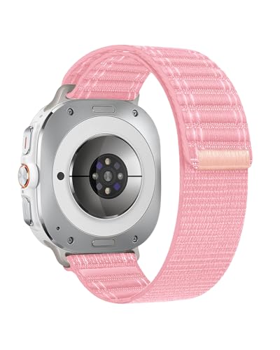 SimpleThings Nylon Sport Loop Armband für Galaxy Watch Ultra Armband, Weiches Ersatzband mit Wave Design Kompatibel mit Samsung Galaxy Watch Ultra 47 mm Männer Frauen Work Out SimpleThings Nylon Sport Loop Armband für Galaxy Watch Ultra Armband, Weiches Ersatzband mit Wave Design Kompatibel mit Samsung Galaxy Watch Ultra 47 mm Männer Frauen Work Out von SimpleThings
