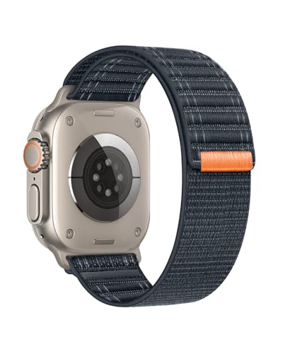 SimpleThings Sport Loop Nylon Armband für Apple Watch Armband 49mm 45mm 44mm 42mm 41mm 40mm 38mm, Verstellbares Soft Armband Kompatibel mit iWatch Armband Ultra2/1 SE 10 9 8 7 6 5 4 3 2 1 von SimpleThings