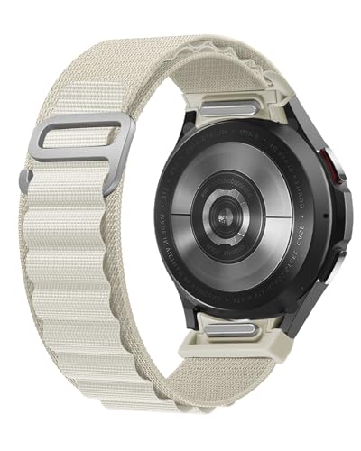 SimpleThings One-Click No Gap Sport Armband für Samsung Galaxy Watch 7 40mm 44mm Armband, Verstellbares Alpine Loop Armband für 7/6/5/4/FE, Sport Loop für Work Out von SimpleThings