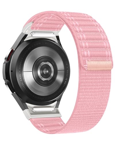 SimpleThings One Click Sport Loop Armband für Galaxy Watch 7 40 mm 44 mm Armband, Weiches Stoff-Ersatzarmband für Samsung Galaxy Watch 7/6/5/4/FE Herren Damen fürs Training von SimpleThings