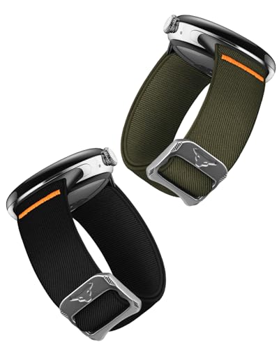 SimpleThings Stretchy Sport Loop für Pixel Watch 2/3 41mm/1 Armband, Nylon Elastisches Atmungsaktives Armband für Google Watch 3 (41mm)/2/1 von SimpleThings