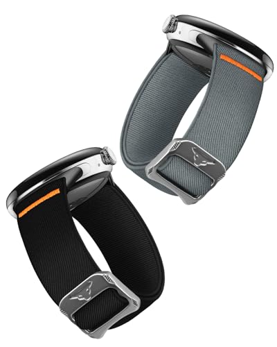 SimpleThings Stretchy Sport Loop für Pixel Watch 2/3 41mm/1 Armband, Nylon Elastisches Atmungsaktives Armband für Google Watch 3 (41mm)/2/1 von SimpleThings