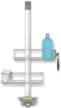 Simplehuman BT1101 Tür-Duschcaddy Edelstahl matt und eloxiertes Aluminium (BT1101) von Simplehuman