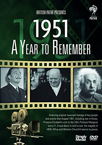 British Pathé News - A Year to Remember - 72th Anniversary Birthday Gift 1951 Born In (DVD) von Simply Media