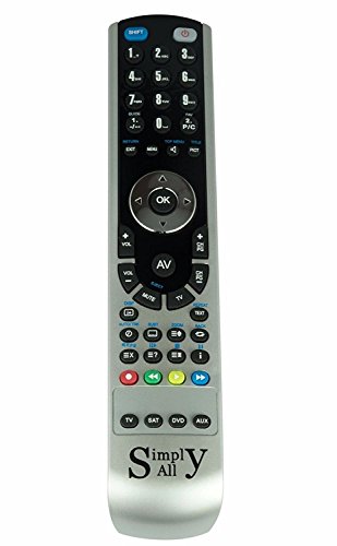 SimplyAll Ersatzfernbedienung kompatibel mit Jvc RM-C1508[TV/DVD] von RemotesReplaced von SimplyAll