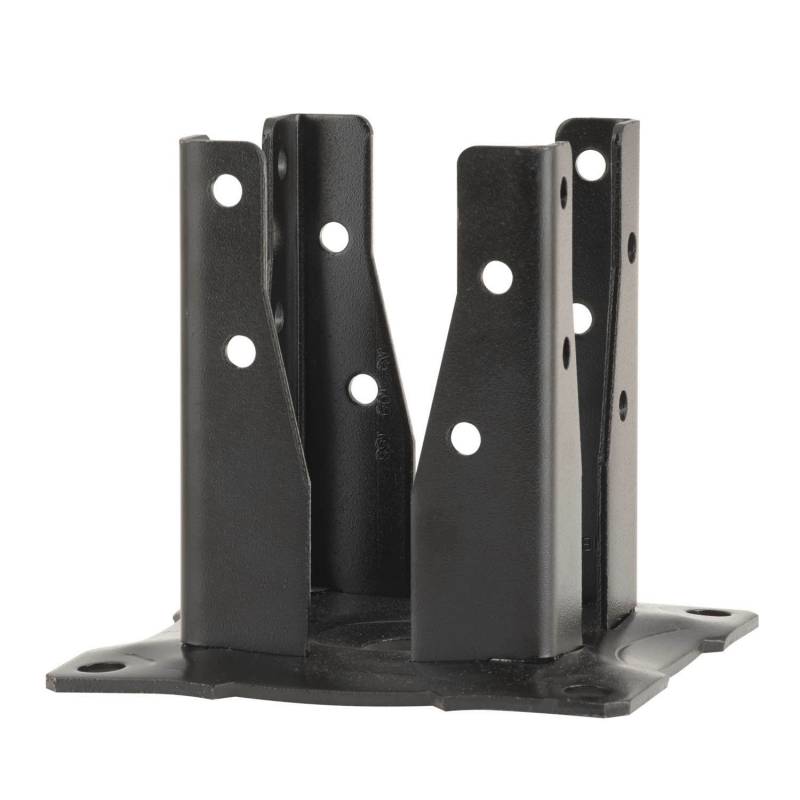 Simpson Pfostenhalter SERIES BLACK 90 x 90mm für Gartenzäune und Sichtschutzelemente von Simpson Strong-Tie GmbH
