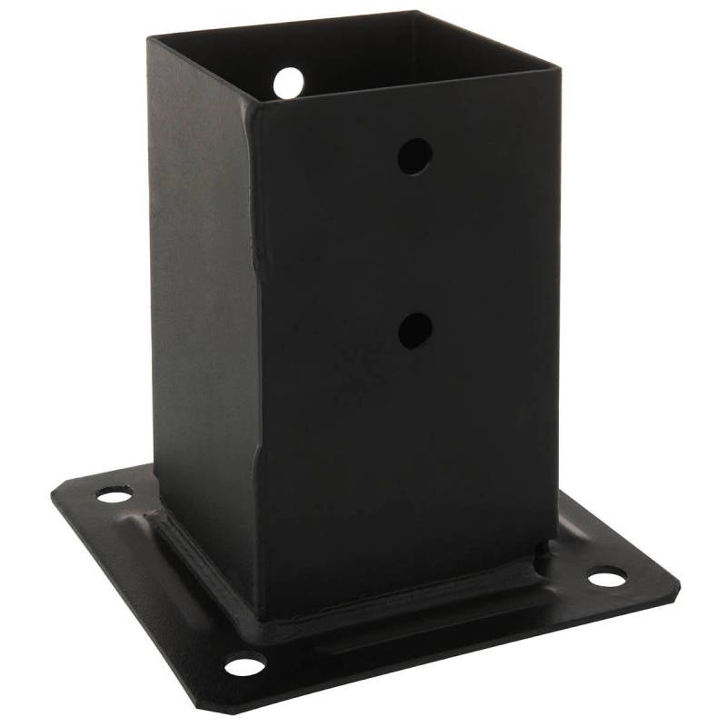 Simpson Pfostenhalter SERIES BLACK geschlossen für Holzpfosten 70 x 70 mm von Simpson Strong-Tie GmbH