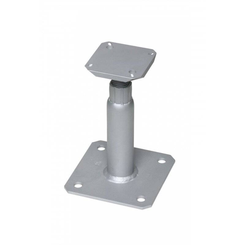 Simpson Stützenfuß PP18/24BZ Stahl nivellierbar 180 - 240 mm TopCoat-Versiegelung silbergrau matt von Simpson Strong-Tie GmbH