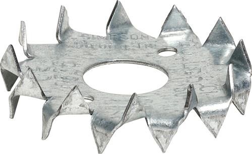 200 Stk. Simpson Strong Tie Holzverbinder Bulldog C1-50-B D50/17mm von Simpson Strong Tie