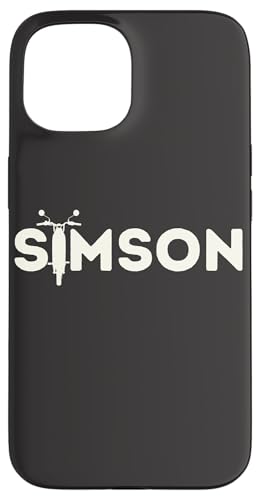 Hülle für iPhone 15 Simson Simme DDR Moped 2 Takt Mofa 50 ccm Alabastaweiß von Simson Merch