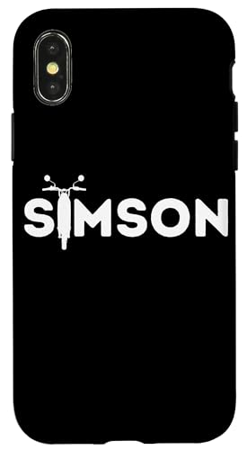 Hülle für iPhone X/XS Simson Moped DDR S51 Schwalbe Ossi Oldtimer Nostalgie Moped von Simson Merch