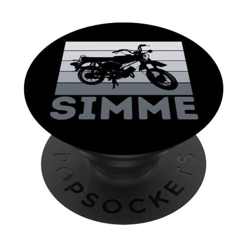 Simme Simson DDR Moped Zweitakt S51 Vintage PopSockets Klebender PopGrip von Simson Merch