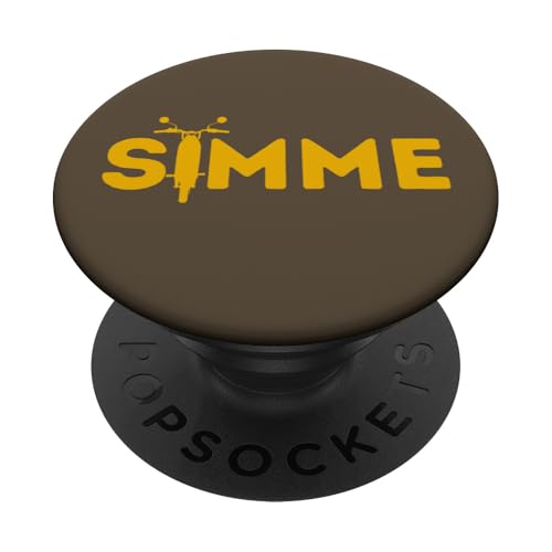 Simson Simme DDR Moped 2 Takt Mofa 50 ccm Saharabraun PopSockets Klebender PopGrip von Simson Merch