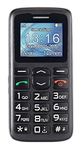 Simvalley Mobile Notfallhandy: Komfort-Handy XL-915 V2 mit Garantruf Premium (Gross Tasten Handy, Handy Für Senioren, seniorenhändy) von Simvalley Mobile