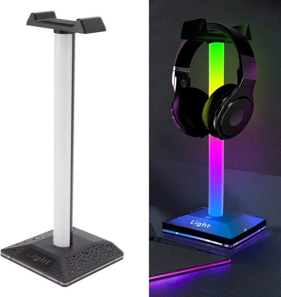 SinLaw Headset-Halterung RGB-Gaming-Headset-Ständer mit 7 Lichtmodi und Touch-Schalter, (1-tlg., Für Gamer PC Desktop Headset-Zubehör) von SinLaw