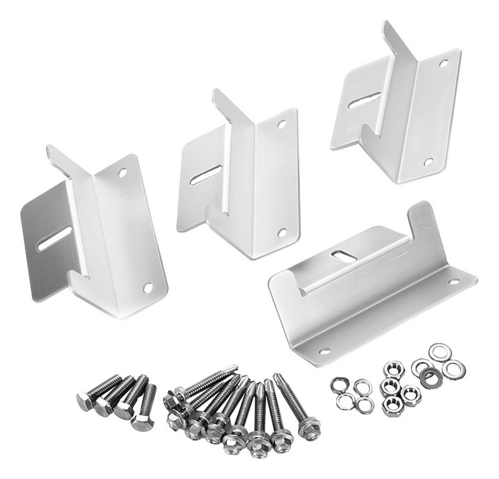 SinLaw Solarmodul-Halterung Solarpanel-Halterung,Z-Brackets für AutoYacht mit universeller Montage, (1-tlg., Wohnmobil Solarbefestigun, Aluminium Solarhalterung) von SinLaw