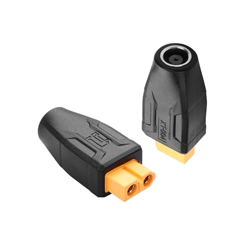 SinLoon 2er-Pack XT60 auf DC7909 Adapter XT60 auf DC 7,9 mm x 0,9 mm kabellos für TS100 Lötkolben, FPV-Monitor, Stromversorgung, Drohne (XT-004) von SinLoon