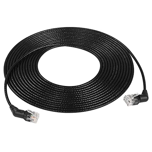 SinLoon Cat6a Ethernet-Kabel 360 ° rechtwinklig zu rechtwinklig Hochgeschwindigkeits-10-Gbit/s-LAN-Kabel für Router, Modem, PC, Switches, Hub, Laptop (5M) von SinLoon