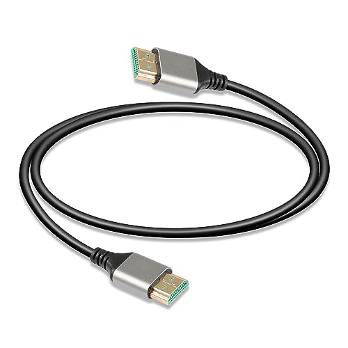 SinLoon HDMI 2.1 Kabel 8K Ultra High-Speed ​​48 Gbit/s Kabel unterstützt 8K@60HZ, 4K@120HZ 144Hz eARC HDR10 4:4:4 HDCP 2.2 und 2.3 Dolby 3D, VRR, Ethernet von SinLoon