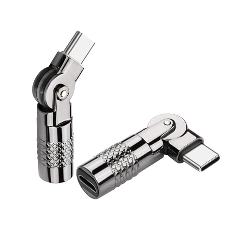 SinLoon Micro-USB auf USB-C-Adapter, Micro-5-polige Buchse auf USB-Typ-C-Stecker, 180 Grad drehbar, Konverter-Stecker, unterstützt Ladedaten für Telefon, 2 Stück SinLoon Micro-USB auf USB-C-Adapter, Micro-5-polige Buchse auf USB-Typ-C-Stecker, 180 Grad drehbar, Konverter-Stecker, unterstützt Ladedaten für Telefon, 2 Stück von SinLoon