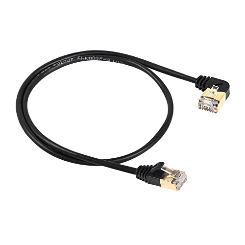 SinLoon RJ45 Cat8 Ethernet-Kabel, Stecker auf Stecker, Hochgeschwindigkeits-Cat8-Netzwerkkabel, 40 Gbit/s 2000 MHz SFTP-Patchkabel für Router-Modem-Server usw (Rechts) von SinLoon