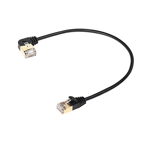 SinLoon RJ45 Cat8 Ethernet-Kabel, Stecker auf Stecker, Hochgeschwindigkeits-Cat8-Netzwerkkabel, 40 Gbit/s 2000 MHz SFTP-Patchkabel für Router-Modem-Server usw. (links) von SinLoon