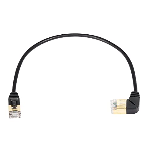 SinLoon RJ45 Cat8 Ethernet-Kabel, Stecker auf Stecker, Hochgeschwindigkeits-Cat8-Netzwerkkabel, 40 Gbit/s 2000 MHz SFTP-Patchkabel für Router-Modem-Server usw. (rechts) von SinLoon