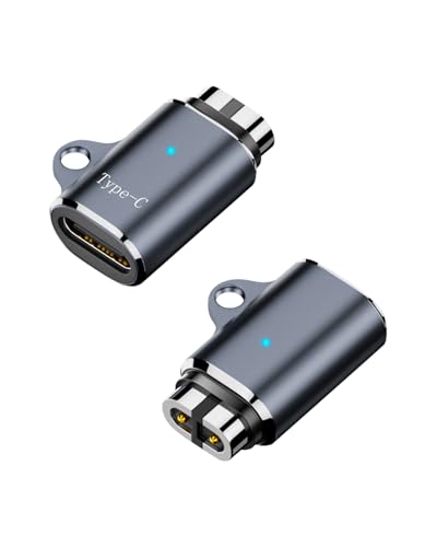 SinLoon Typ C magnetischer Ladeadapter-Anschluss für Aftershokz Kopfhörer-Ladegerät (2 Stück) 5V 1A, kompatibel mit Aeropex, OpenRun, OpenRun Pro, OpenRun Mini, OpenComm (S) von SinLoon