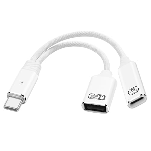 SinLoon USB C auf USB OTG Adapter 1 in 2 Splitter USB C Stecker auf USB A Buchse mit 100W PD Ladekabel Typ C OTG Buchse für Smartphone, Tablet, Laptop usw SinLoon USB C auf USB OTG Adapter 1 in 2 Splitter USB C Stecker auf USB A Buchse mit 100W PD Ladekabel Typ C OTG Buchse für Smartphone, Tablet, Laptop usw von SinLoon