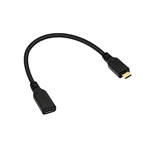 SinLoon USB-Typ-C-Verlängerungskabel, kurzes Kabel, Typ C, Stecker auf Buchse, kurzes Kabel, USB 3.1, 10 Gbit/s, schnelles Laden, 4K, HD-Video-Audio-Datentransferkabel für Laptop, Tablet, Handy, 3 m von SinLoon