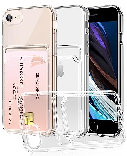 SineOrdo Handyhülle iPhone 6 & 7 & 8 Hülle, Handyhülle iPhone 6 & 7 & 8 & SE Schutzhülle Durchsichtig mit Kartenhalter Stoßfest Clear Case - Durchsichtig SineOrdo Handyhülle iPhone 6 & 7 & 8 Hülle, Handyhülle iPhone 6 & 7 & 8 & SE Schutzhülle Durchsichtig mit Kartenhalter Stoßfest Clear Case - Durchsichtig von SineOrdo