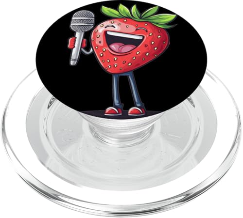 Berry Funny Karaoke-Momente beginnen hier für Erdbeerliebhaber PopSockets PopGrip für MagSafe Berry Funny Karaoke-Momente beginnen hier für Erdbeerliebhaber PopSockets PopGrip für MagSafe von Singing Strawberry