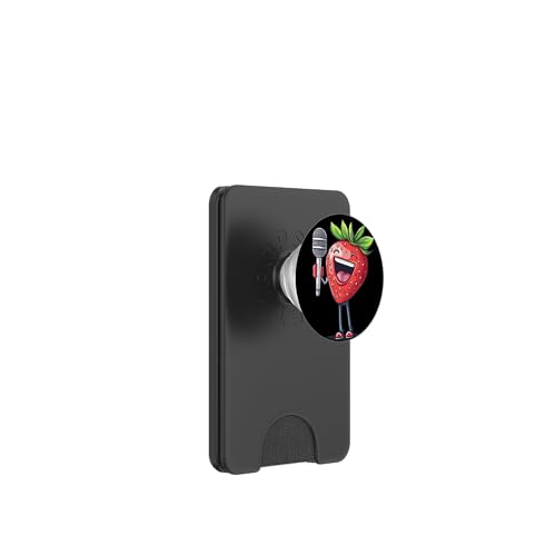 Berry Funny Karaoke-Momente beginnen hier für Erdbeerliebhaber PopSockets PopWallet für MagSafe Berry Funny Karaoke-Momente beginnen hier für Erdbeerliebhaber PopSockets PopWallet für MagSafe von Singing Strawberry