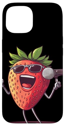Diese Erdbeere kann die hohen Töne treffen Hülle für iPhone 15 Diese Erdbeere kann die hohen Töne treffen Hülle für iPhone 15 von Singing Strawberry